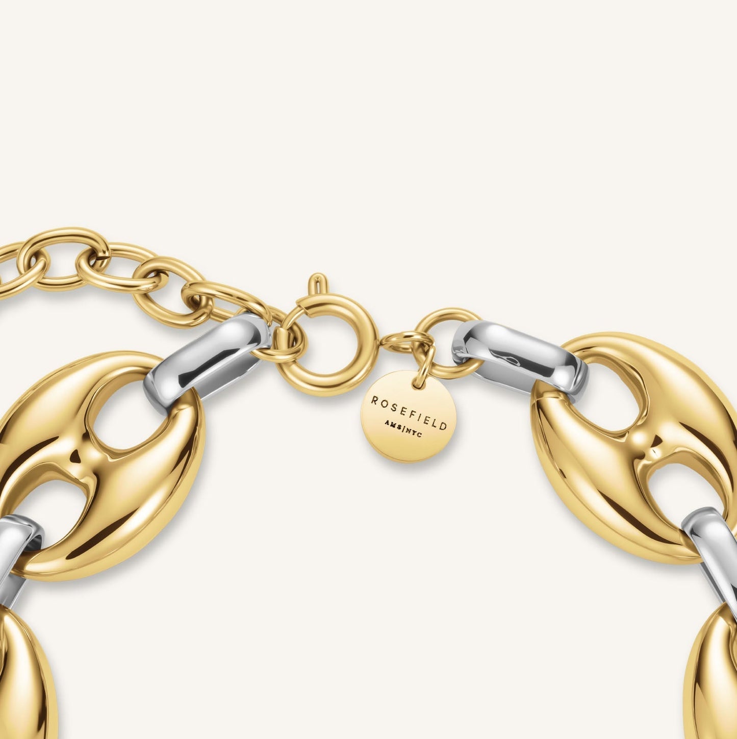 Bracelet Bicolore Grain de Café