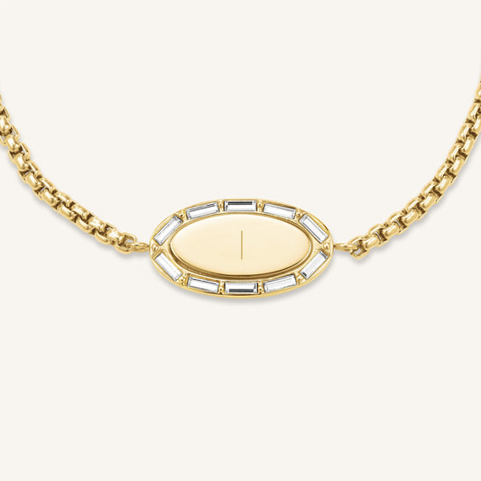 Bracelet Ovale Et Baguette