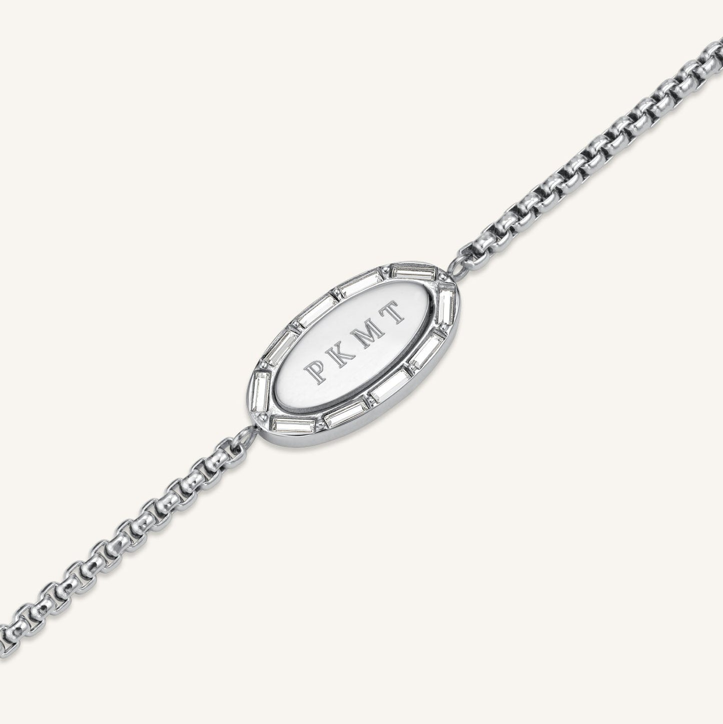 Bracelet Ovale Et Baguette