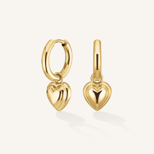 Boucles d'oreilles Breloque Cœur