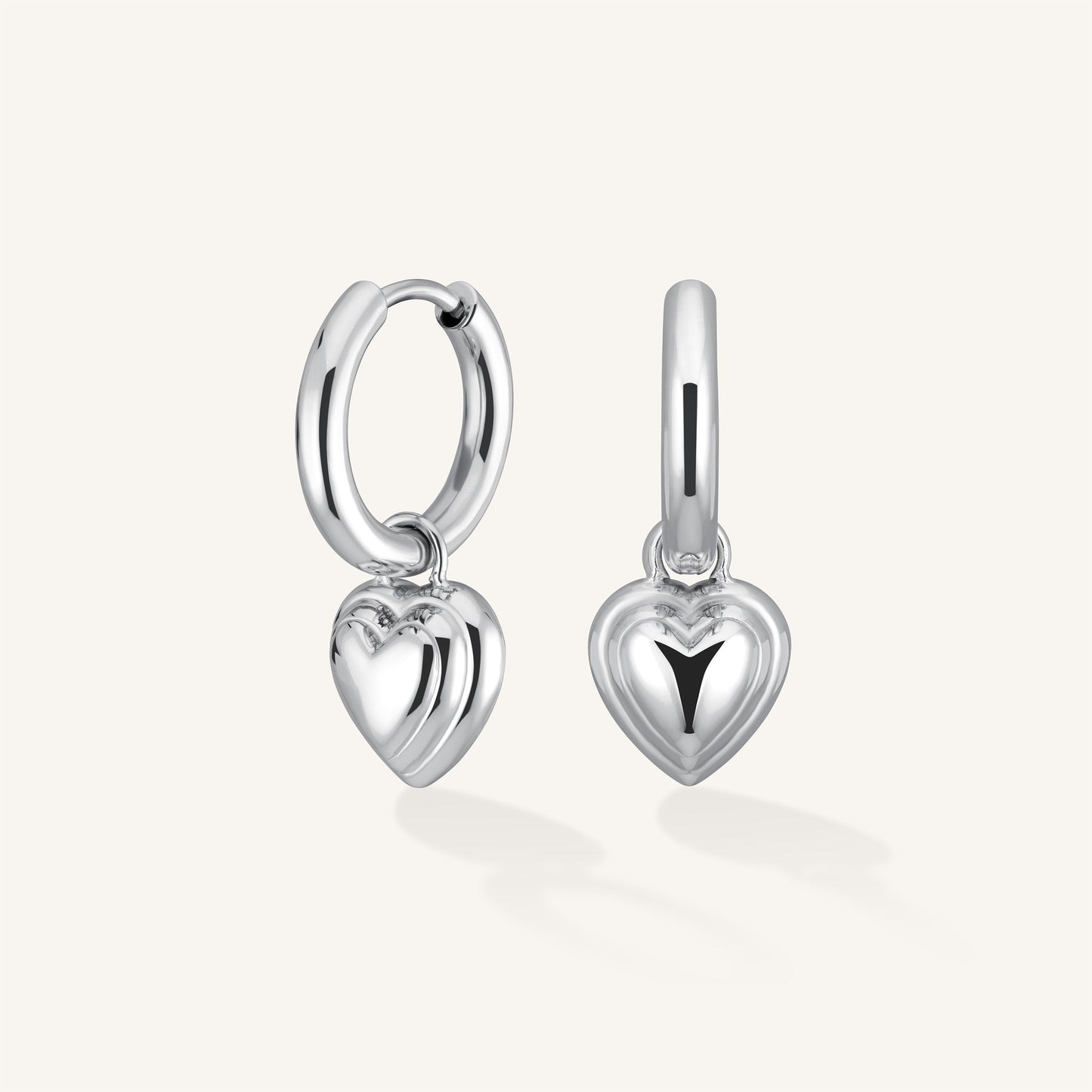 Boucles d'oreilles Breloque Cœur