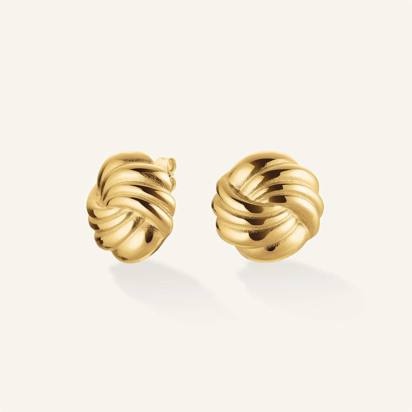 Boucles d'oreilles Noeud Rond