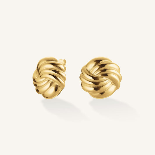 Boucles d'oreilles Noeud Rond