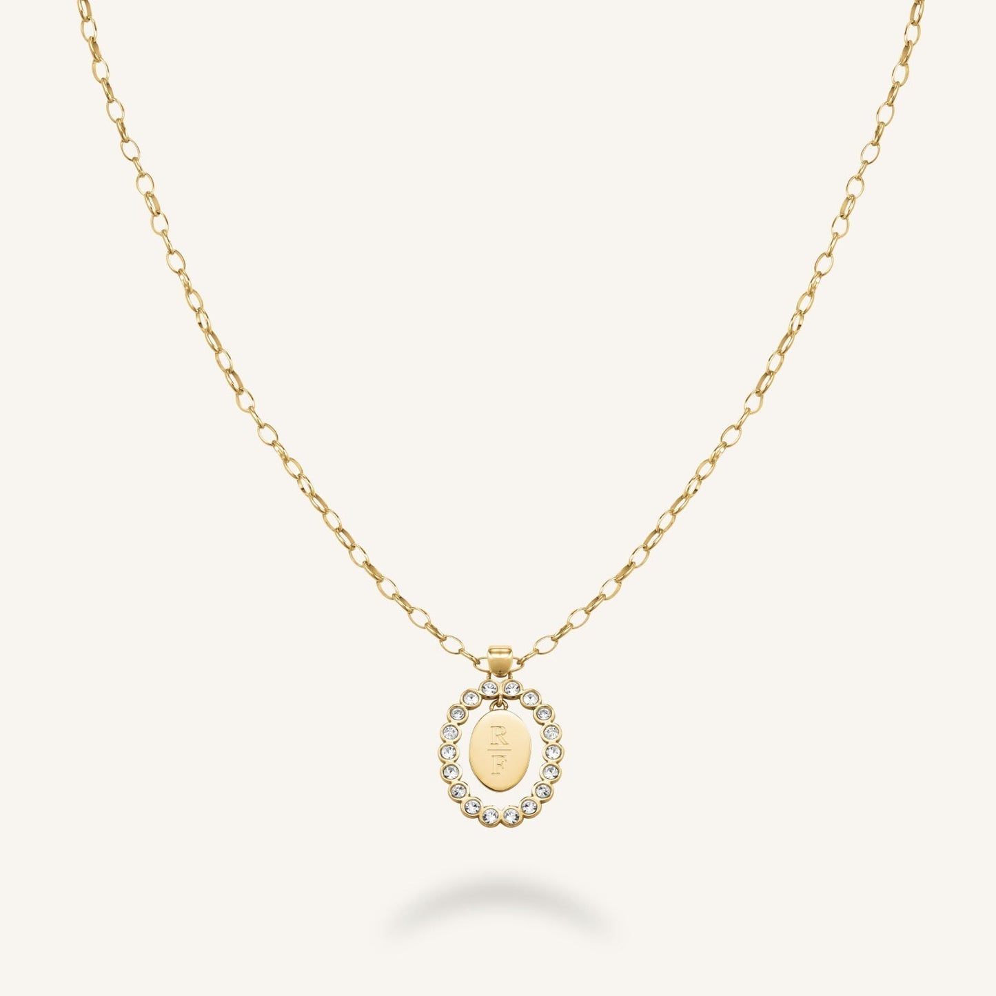 Collier Pendentif Ovale