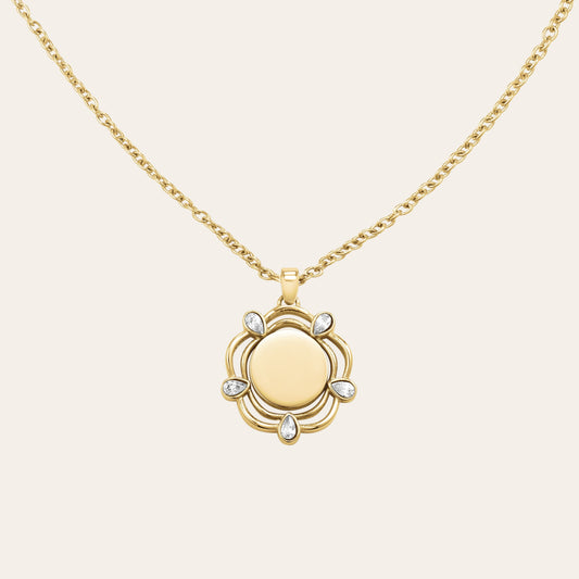 Collier Pendentif Pétales