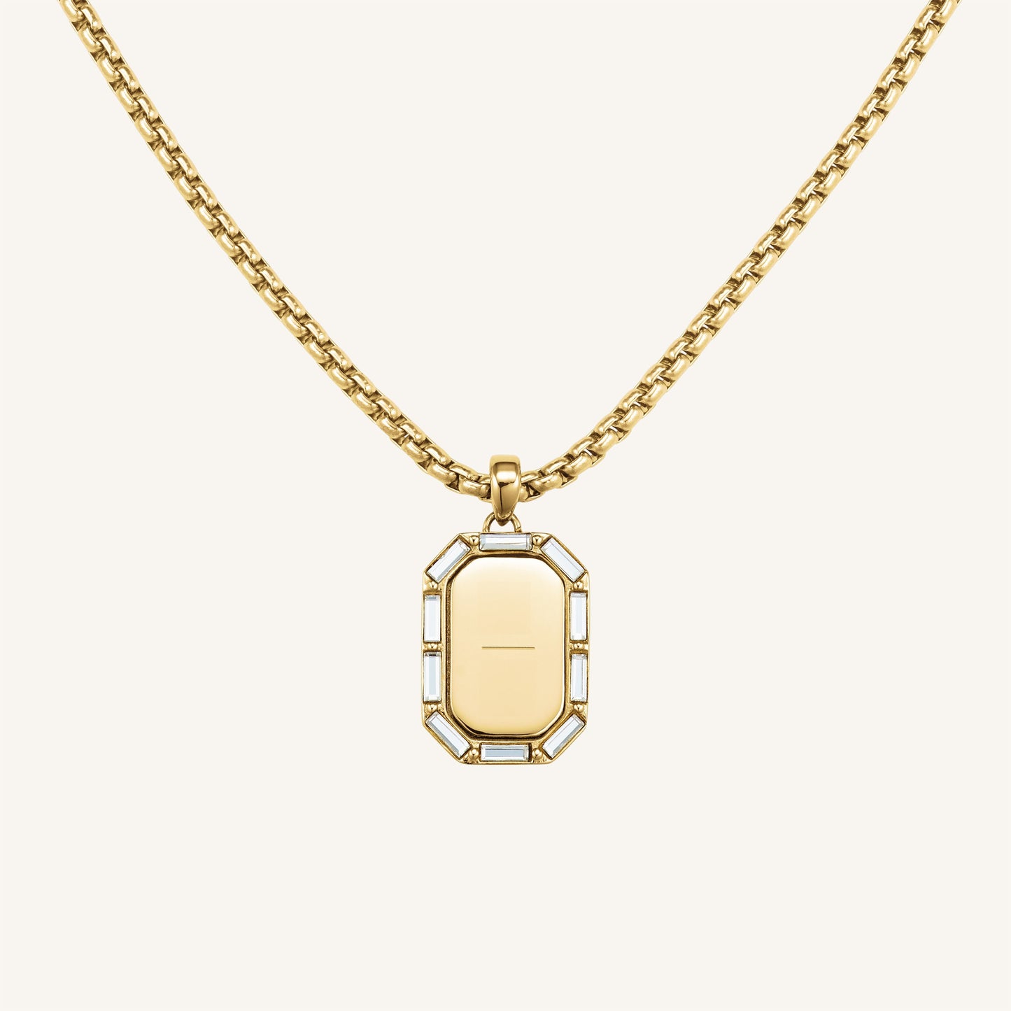 Collier Octogone Et Baguette