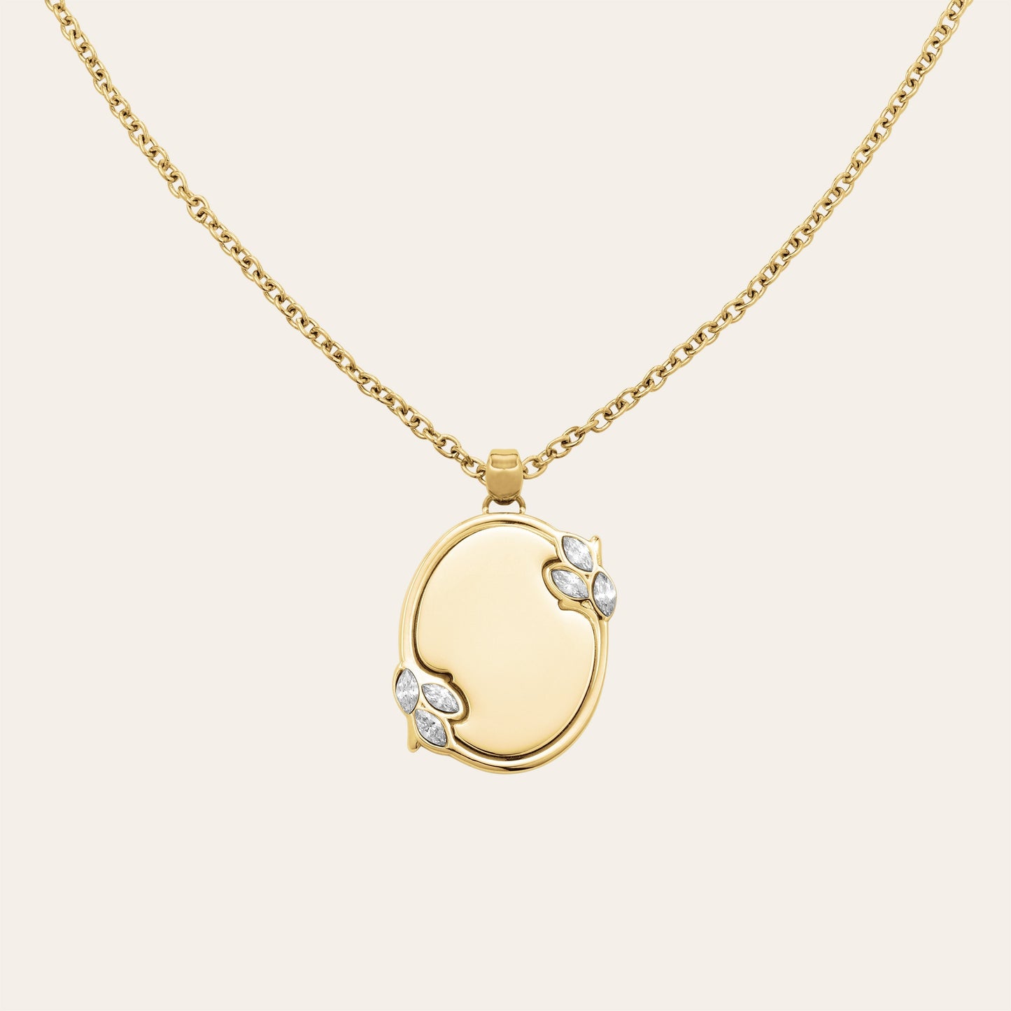 Collier Ovale Vintage