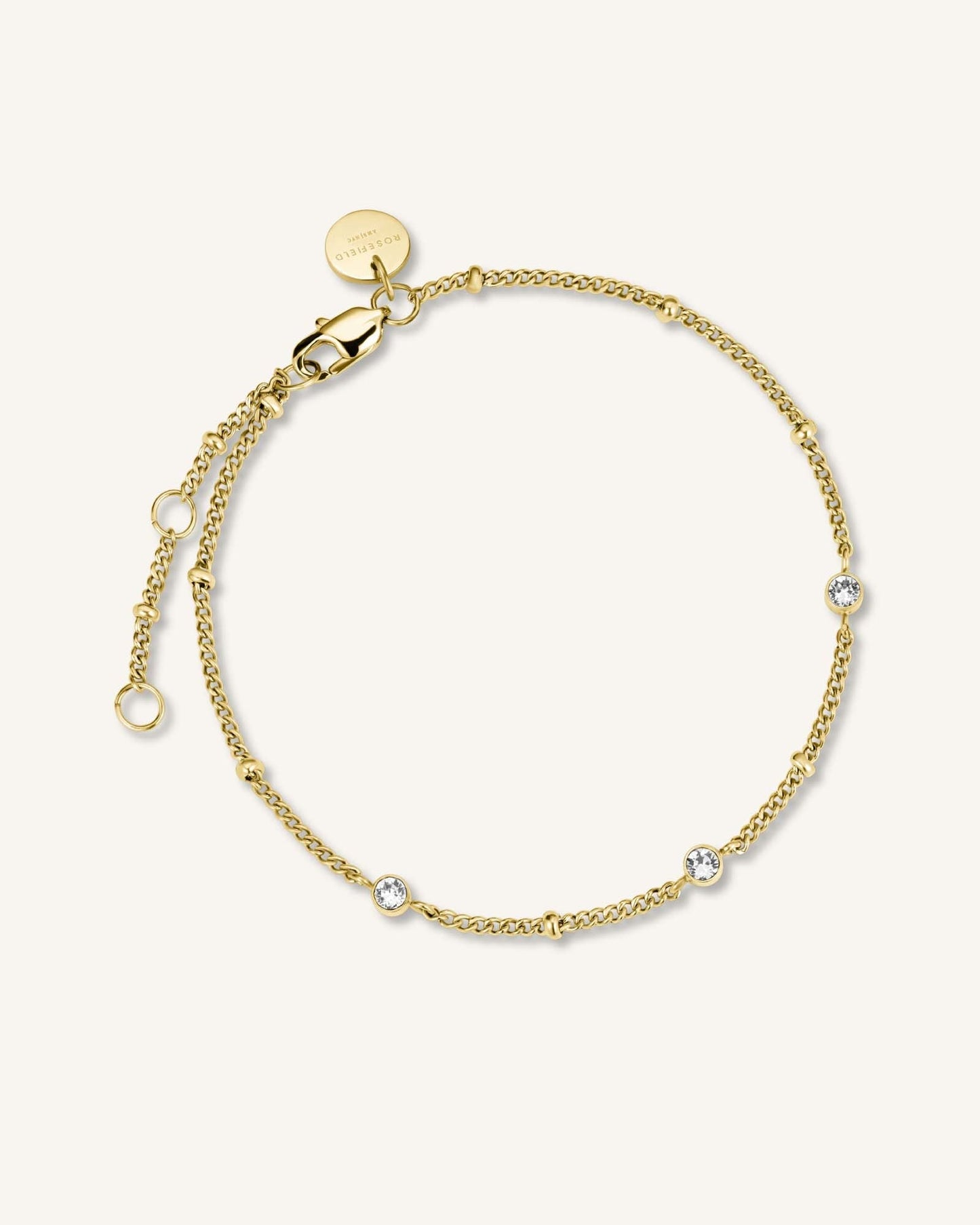 Bracelet Cristaux Or