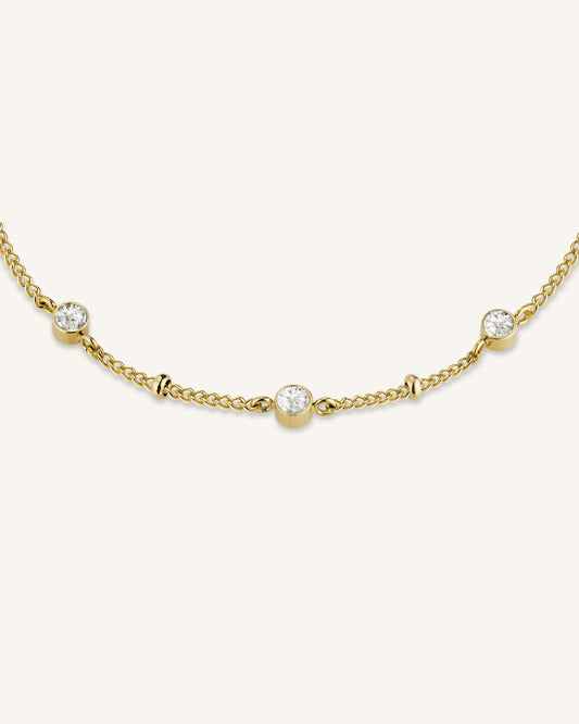 Bracelet Cristaux Or