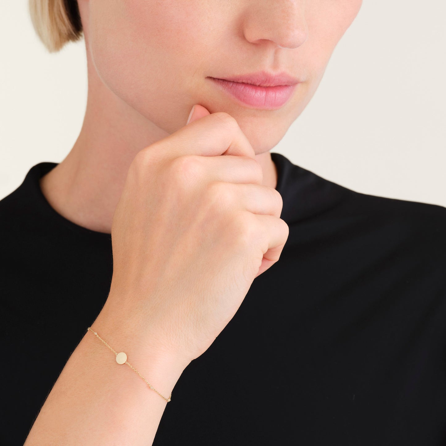 Bracelet Médaillon Zirons