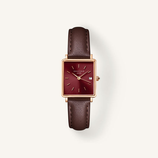 Boxy XS Cuir Marron Foncé