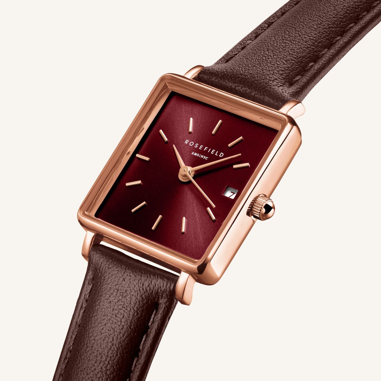 Boxy XS Cuir Marron Foncé