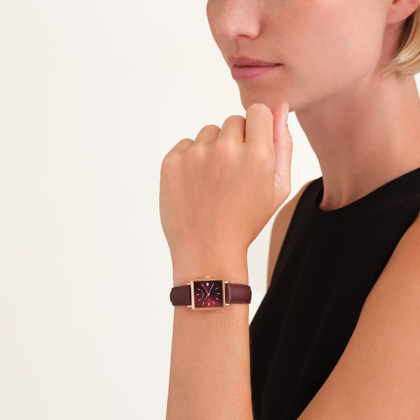 Boxy XS Cuir Marron Foncé