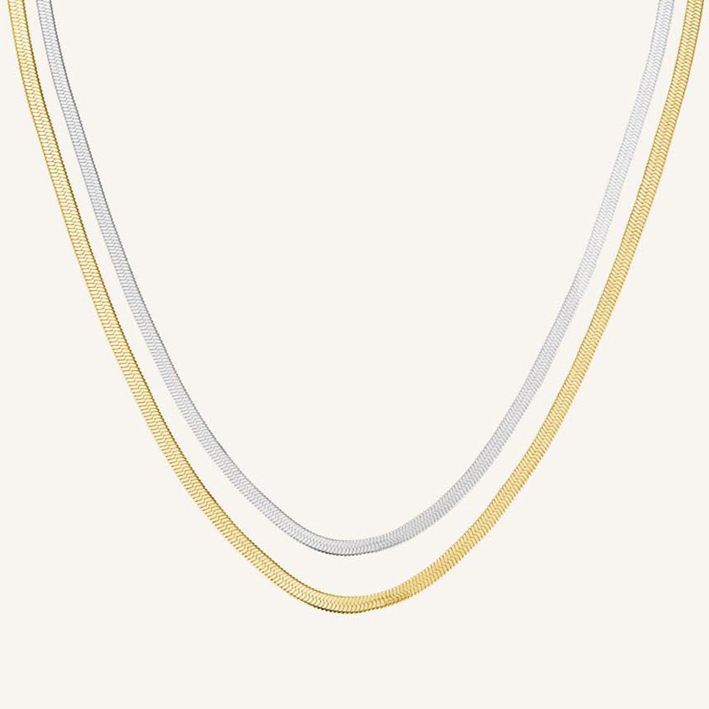 Collier Double Serpent