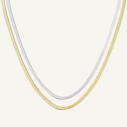 Collier Double Serpent