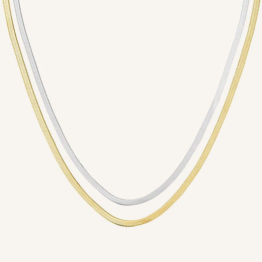 Collier Double Serpent