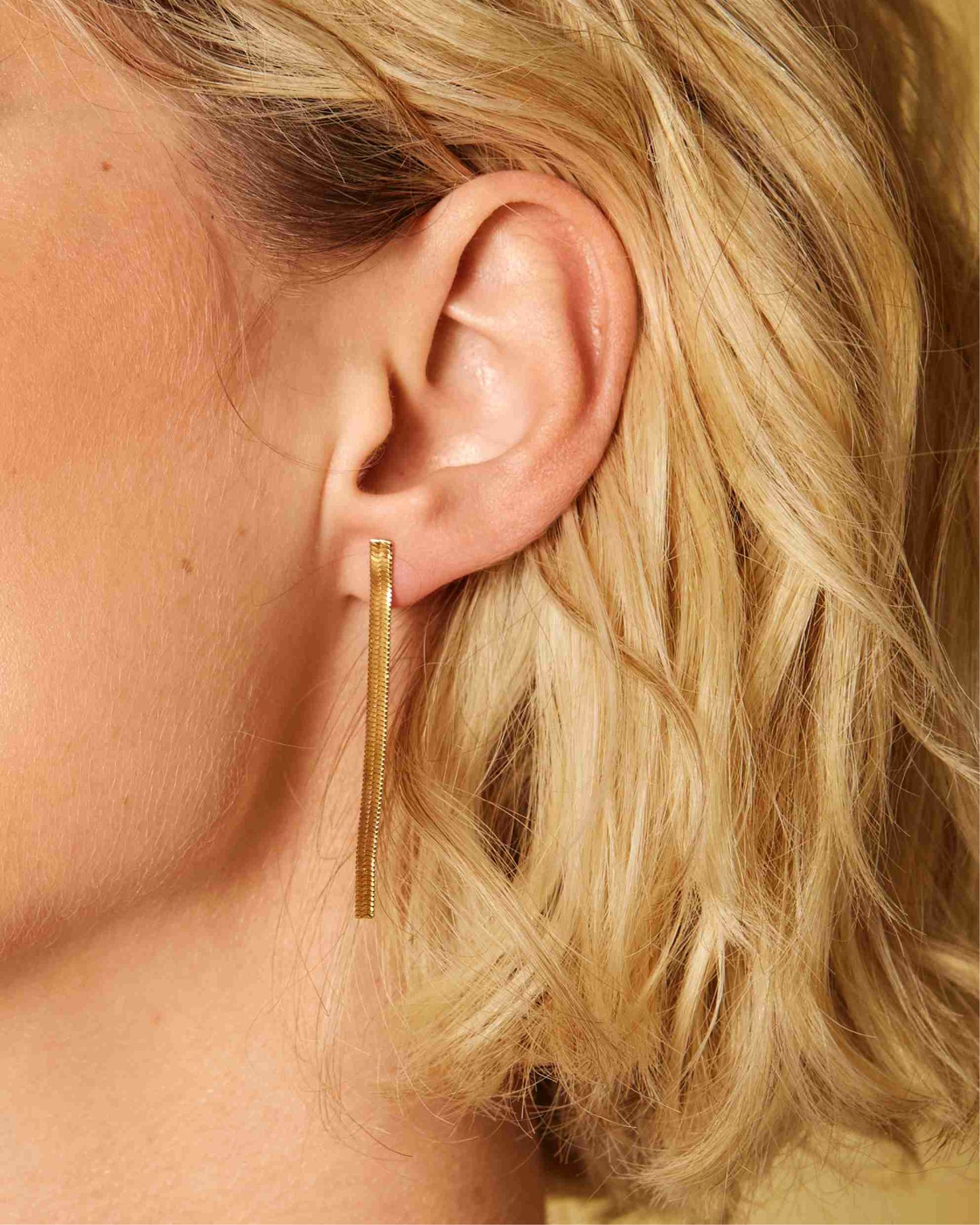 Boucles D’Oreilles Serpent Or