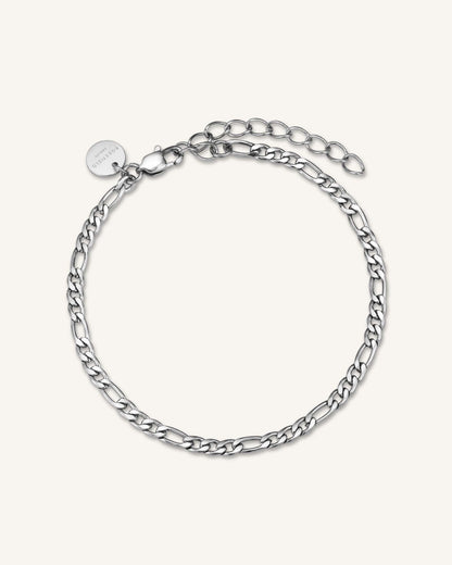 Bracelet Figaro Argent