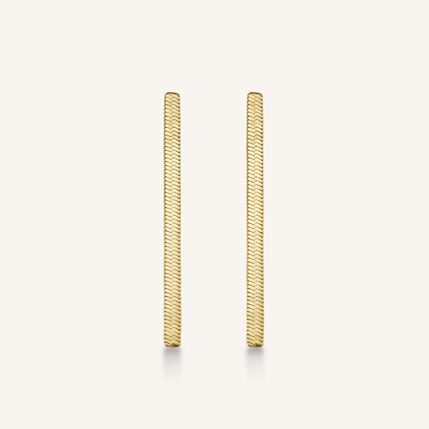 Boucles D’Oreilles Serpent Or