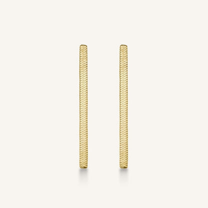 Boucles D’Oreilles Serpent Or