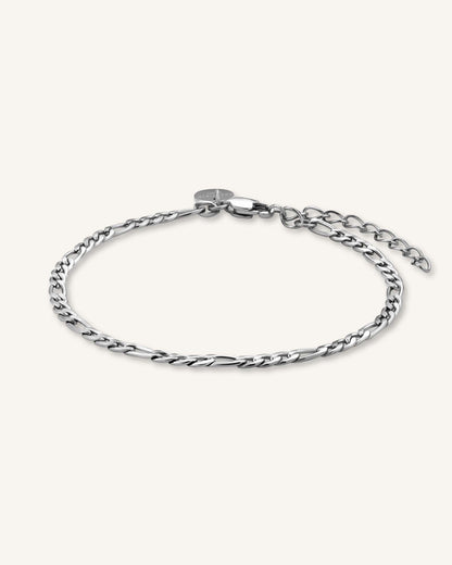 Bracelet Figaro Argent