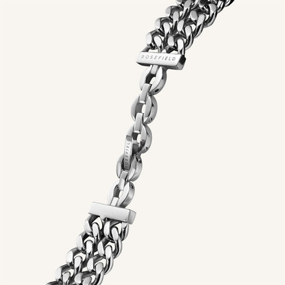 Studio Double Chain Argent