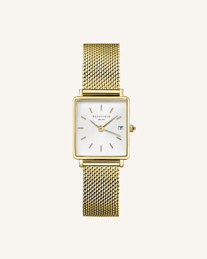 Boxy XS Maille Or - Avec Gravure