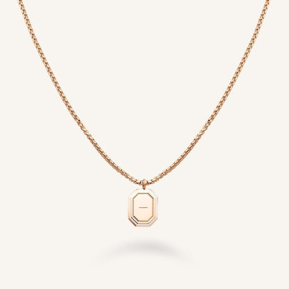 Octagon Enamel Collier