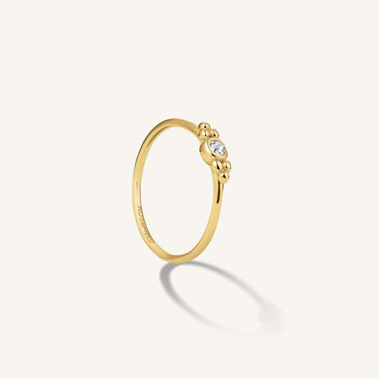 Bague cristal et billes