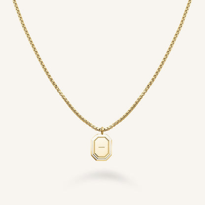 Octagon Enamel Collier