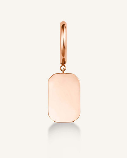Boucle d'oreille Octogone