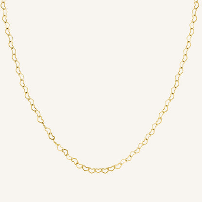 Collier Chaîne Cœurs
