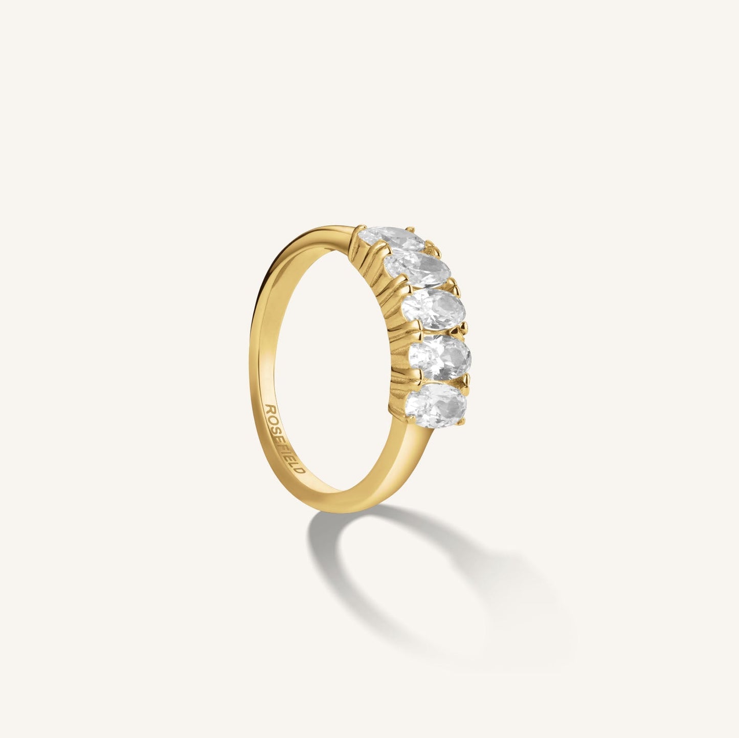Bague cristaux ovales