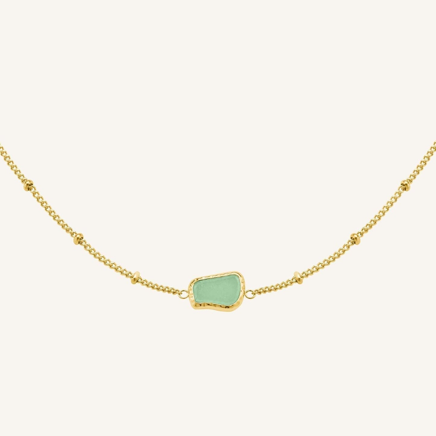 Collier Pierre Précieuse Forme Organique