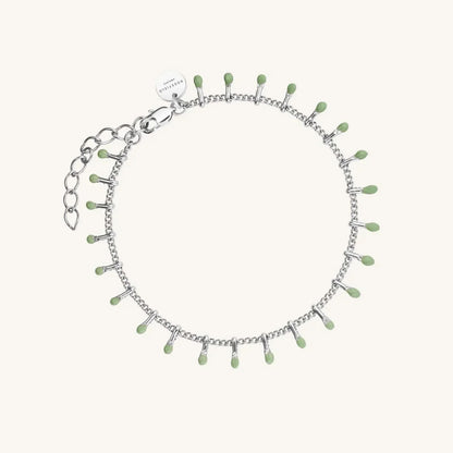 Bracelet vert menthe