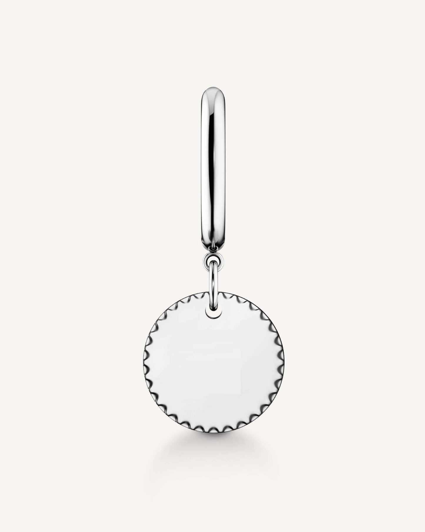 Boucle d'oreille Médaillon