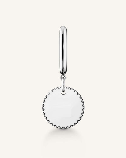 Boucle d'oreille Médaillon