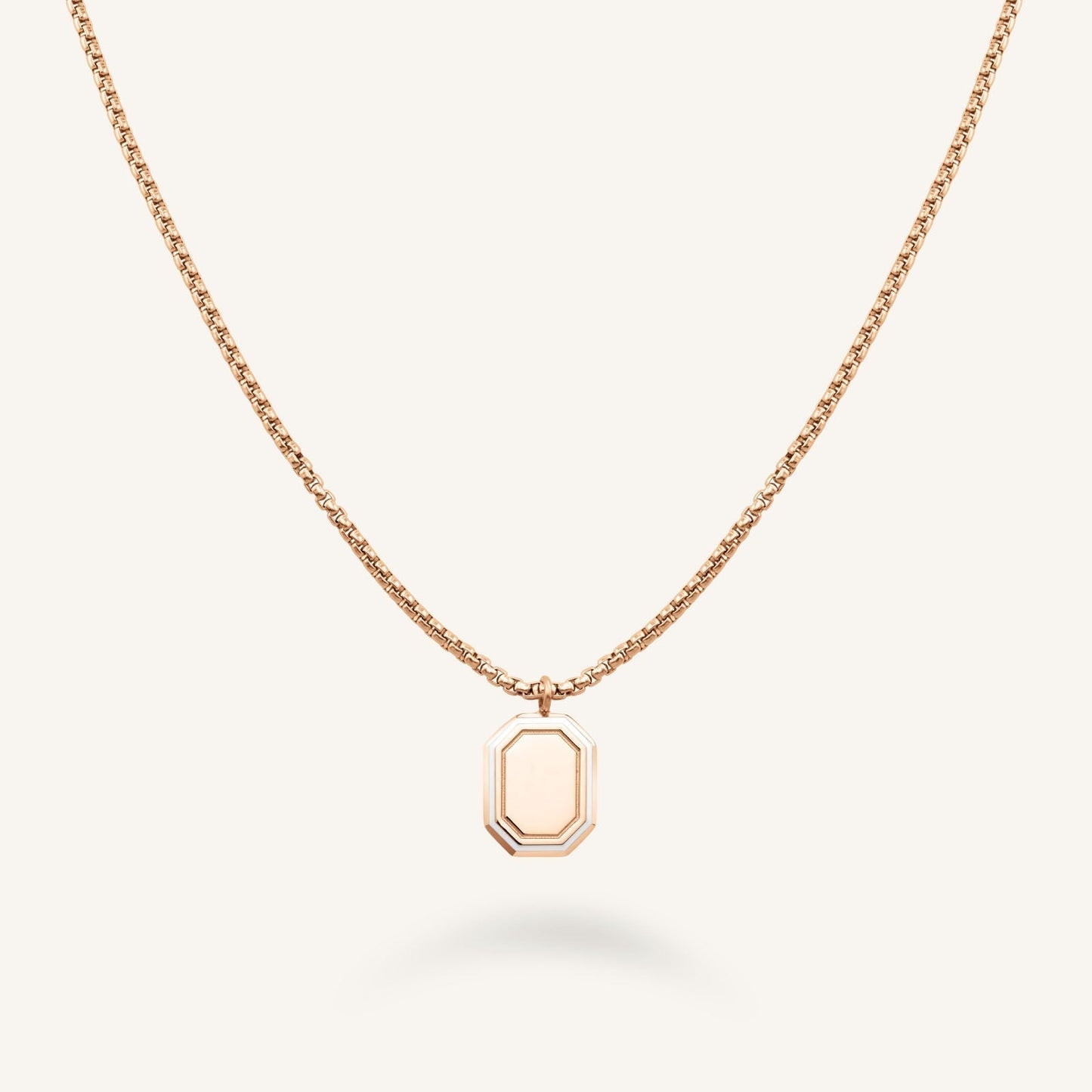 Octagon Enamel Collier