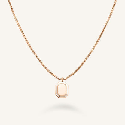 Octagon Enamel Collier