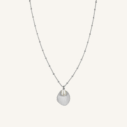 Collier coquillage & perle