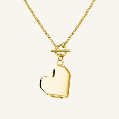 Collier Médaillon Cœur