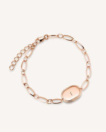 Bracelet Médaille Ovale