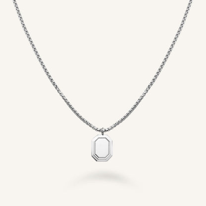 Octagon Enamel Collier