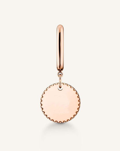 Boucle d'oreille Médaillon