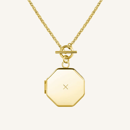Collier Médaillon Géométrique