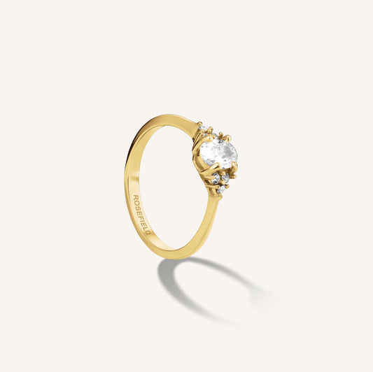 Bague cristal ovale