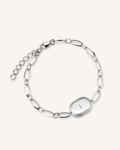 Bracelet Médaille Ovale