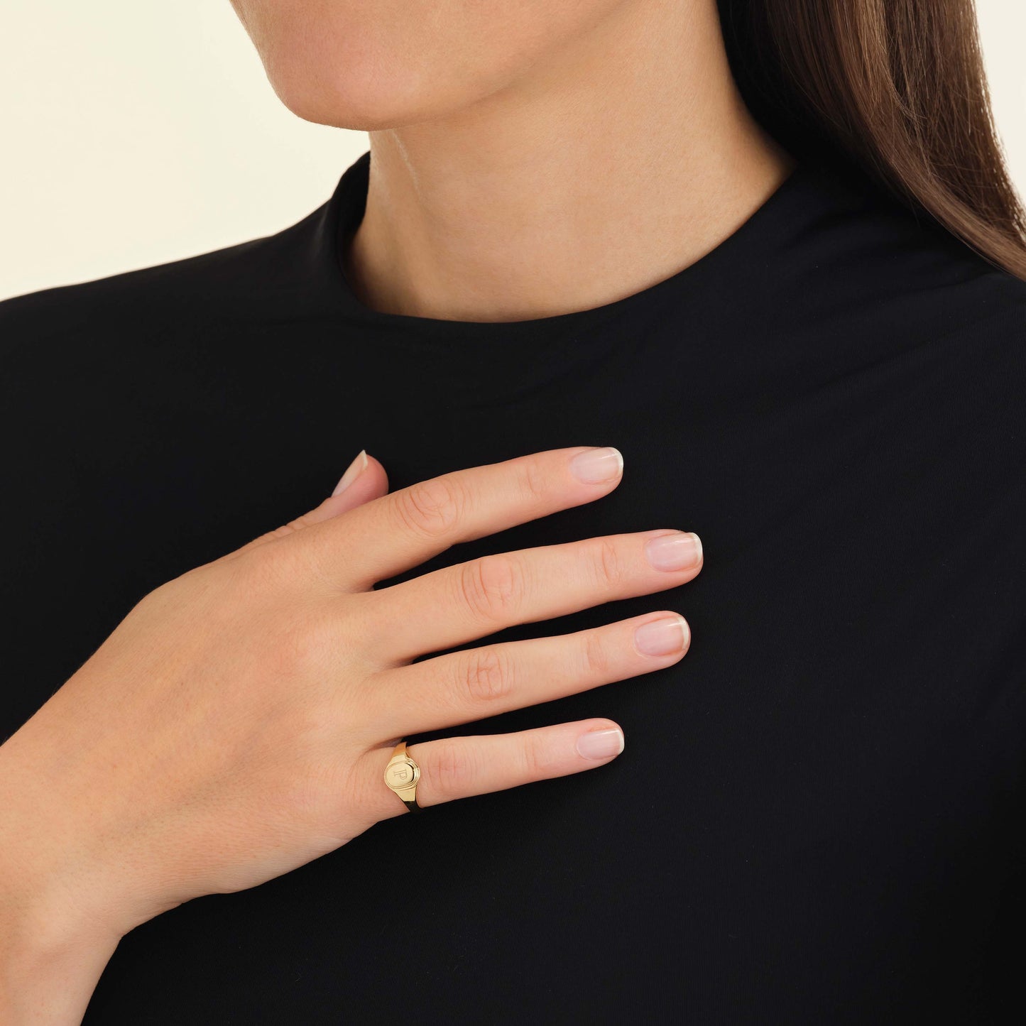 Bague Ovale Petit Doigt