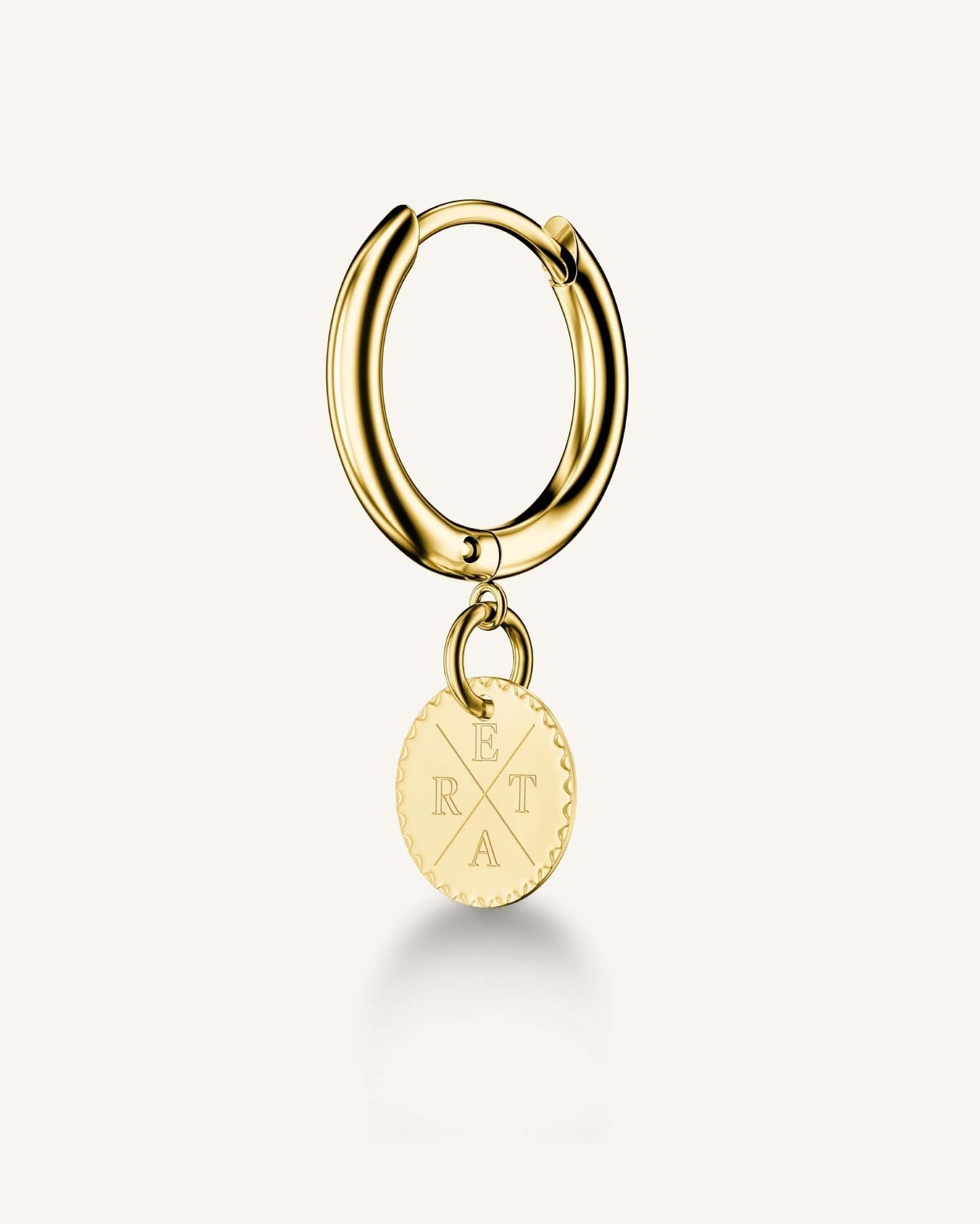 Boucle D'Oreille Médaillon