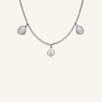 Collier multi coquillages & perles